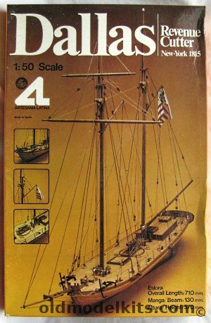 Artesania Latina 1/50 Dallas Revenue Cutter 1815, 402 plastic model kit